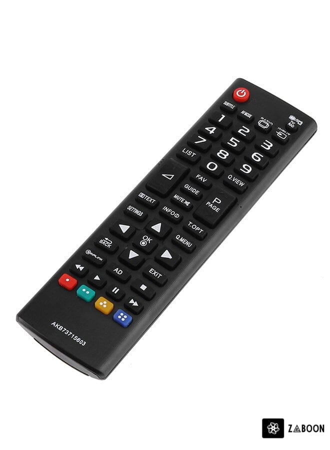 Zaboon Universal Remote Control For Television Black