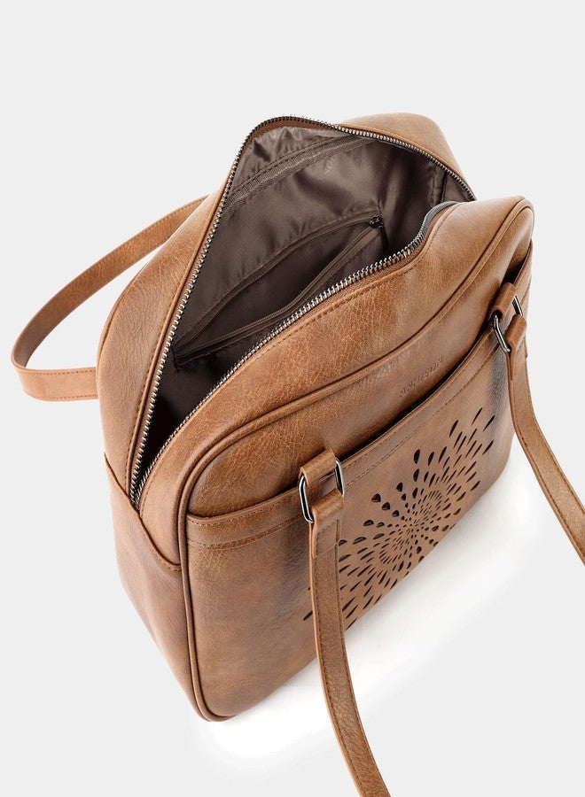 APHISON Vegan Leather Shoulder Purses for Women with Top Handle Strap, Ladies Handbags, Tote Hobo Bags Sunflower Design - Image 5