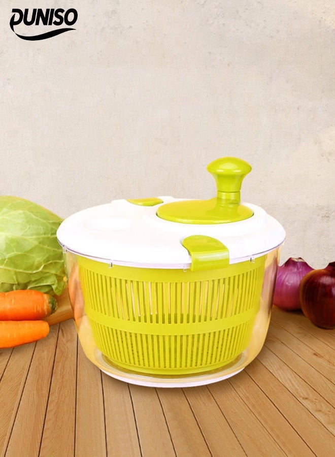 DUNISO Salad Dehydrator, Multifunctional Salad Dehydrator, Vegetable Washer, Drain Easily, Suitable for Salad Greens, Lettuce, Fruits and Vegetables - Image 1