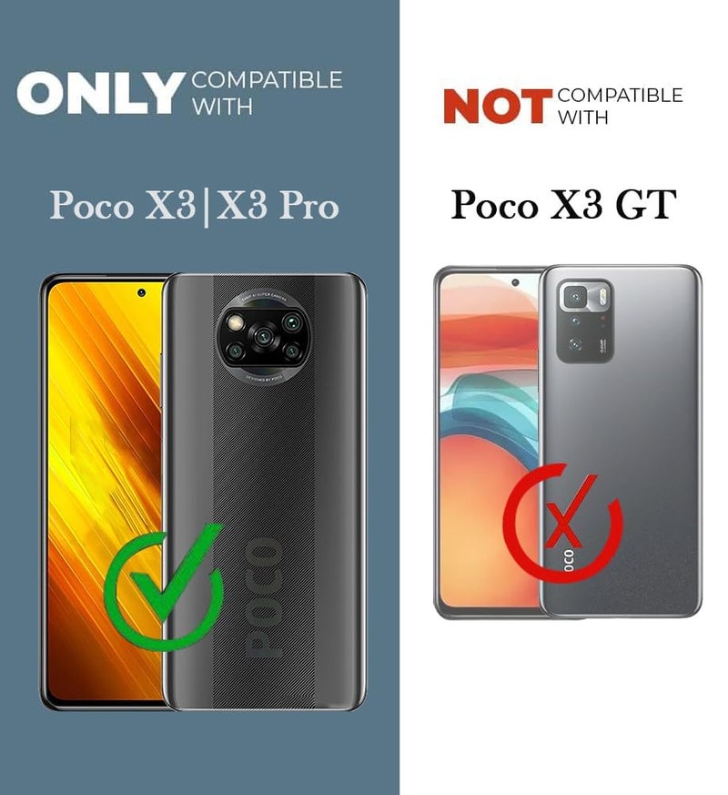 Jkobi Back Cover Case for Poco X3 | Poco X3 Pro (Textured Grip Design | Camera Protection | Slim and Light Weight | Soft Touch and Feel | Black) - Image 4