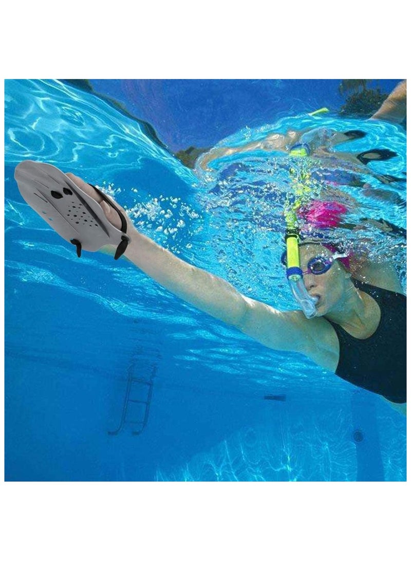 Swim Training Hand Paddles - Adjustable Straps, Ergonomic Design, for Men & Women, Lightweight & Versatile - Image 5