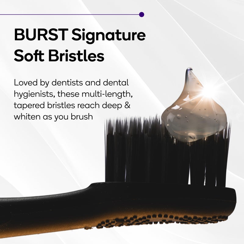 Burst Original Sonic Electric Toothbrush for Adults (Rose Gold) | Soft Bristle Clean Deep, Stain & Plaque Removal | 3 Modes: Teeth Whitening, Sensitive & Massage - Image 4