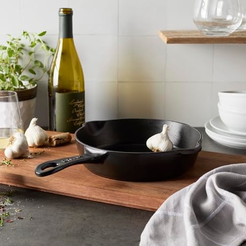 STAUB Cast Iron 8.5-inch Traditional Deep Skillet - Black - Image 2