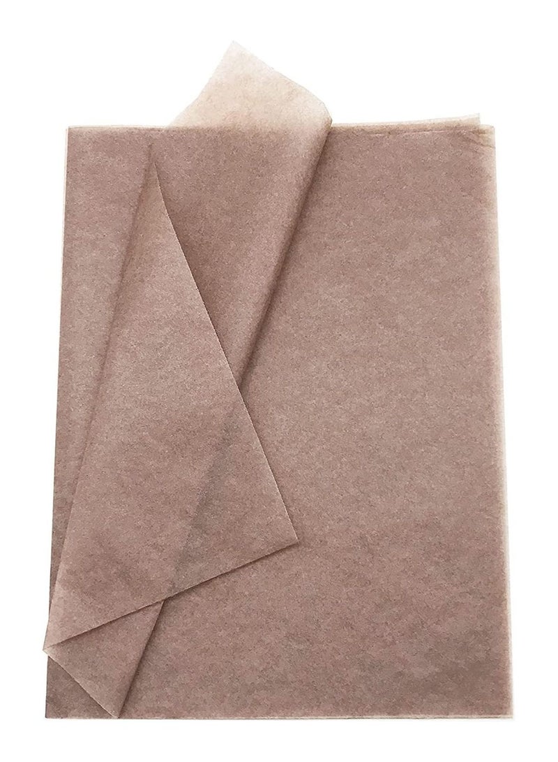 40 Sheets Brown Tissue Paper Gift Wrapping DIY Tissues 50 * 50cm - Image 1