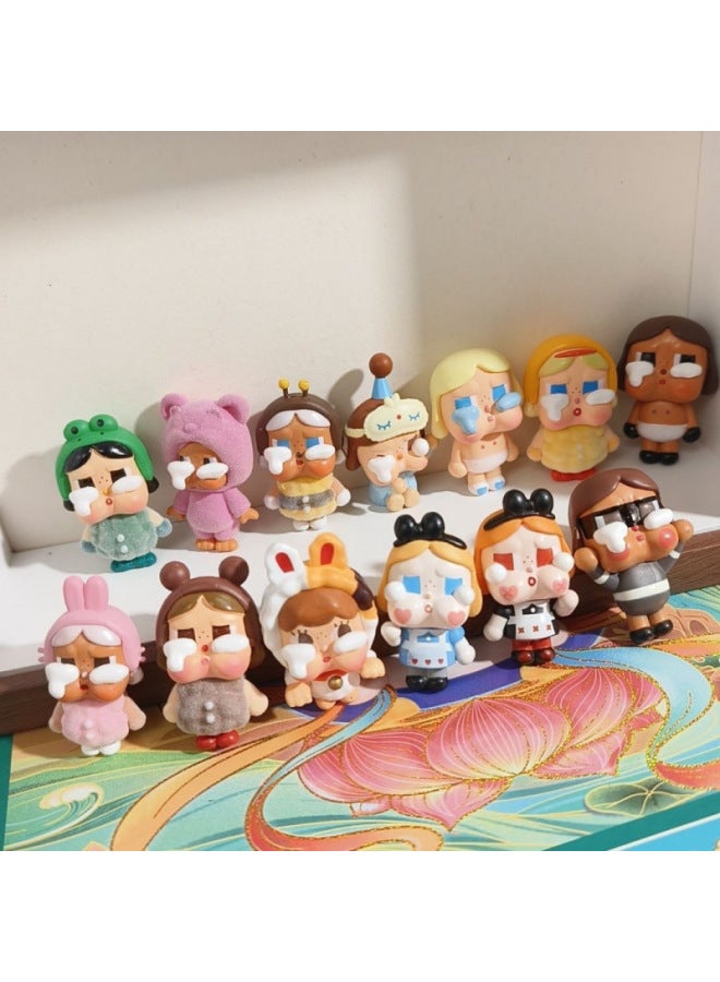 Crying Baby Meng Grain Tears Series Hand-made Blind Box Fashion Toys Gift Small Ornaments Fashion Play Series-Color:Crying Bear-Specifications:Change Baby Cute Grains  - Image 2