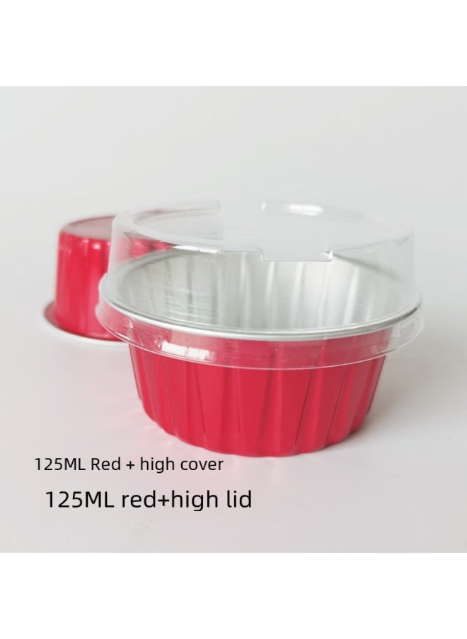 125ml Multi-color Aluminum Foil Baking Cups Heat-resistant Cake Cups Barbecue-ready Tin Foil-Specifications - Image 4