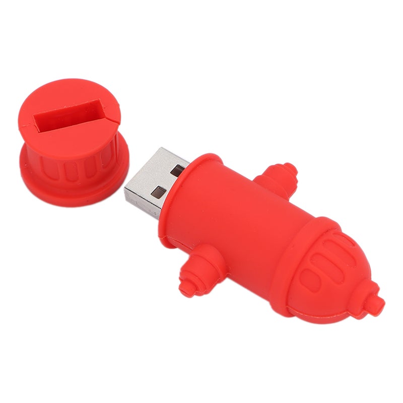 محرك ذاكرة USB على شكل صامد إطفاء كرتوني لافت للعين، محرك ذاكرة USB منزلي ومكتبي لنقل البيانات بسعة 16 جيجابايت - Image 1