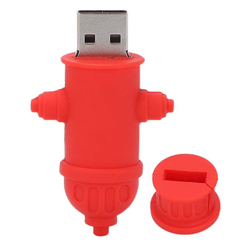 محرك ذاكرة USB على شكل صامد إطفاء كرتوني لافت للعين، محرك ذاكرة USB منزلي ومكتبي لنقل البيانات بسعة 16 جيجابايت - Image 5