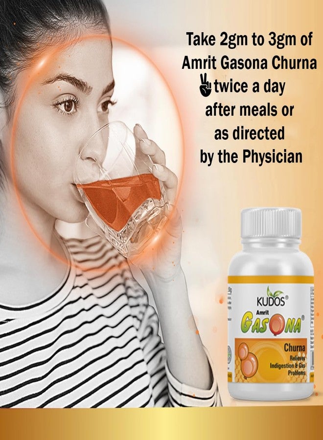 كودوس مسحوق كودوس أمريت غاسونا 50 غرام | علاج عسر الهضم | دواء أيورفيدي لمشاكل المعدة | عبوة من 4 قطع - Image 3