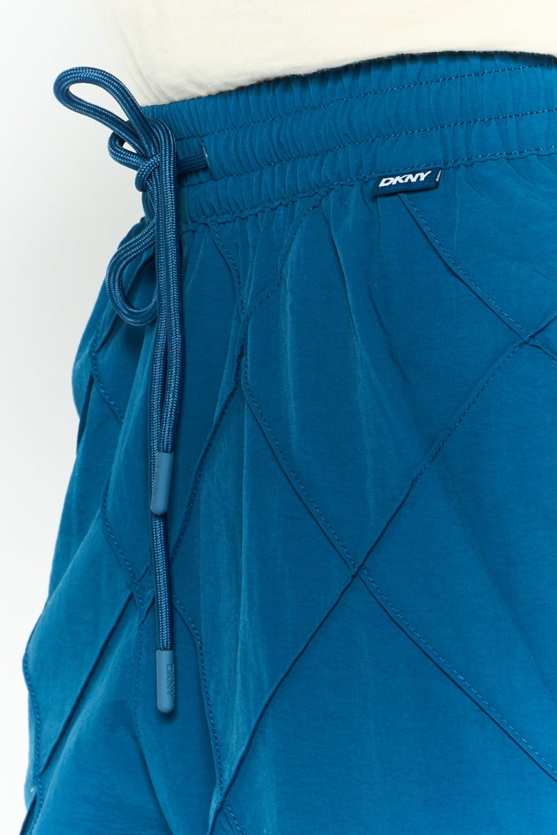 DKNY Men Brand Logo Board Shorts, Poseiden - Image 3