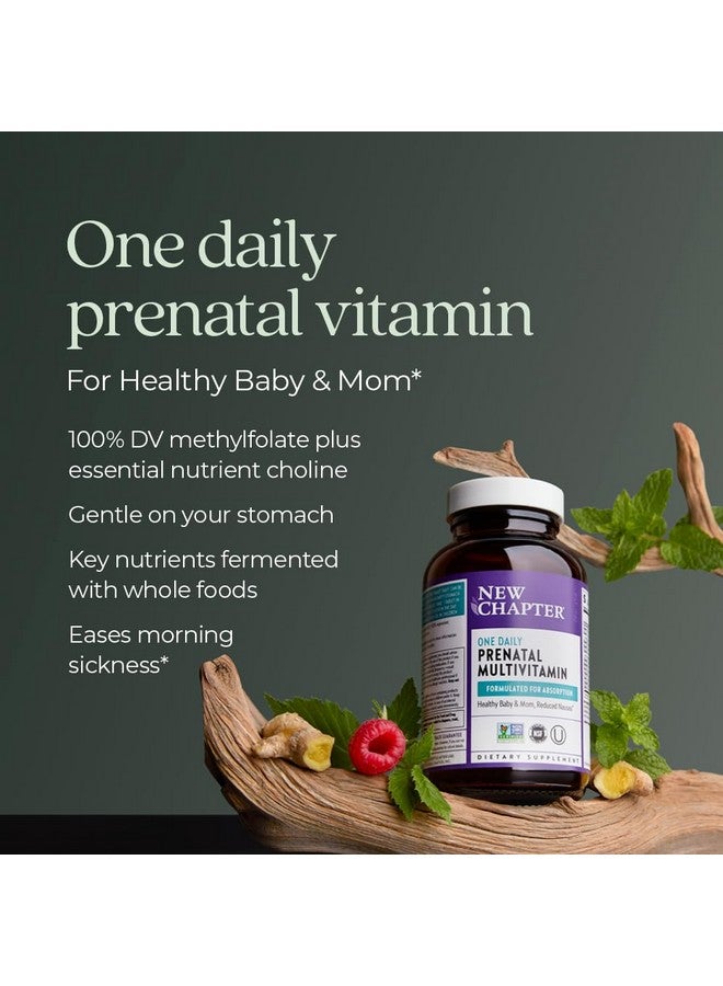 New Chapter Prenatal Vitamins, One Daily Prenatal Multivitamin with Methylfolate + Choline for Healthy Mom & Baby, Gluten Free & Non-GMO, 90 Count - Image 4