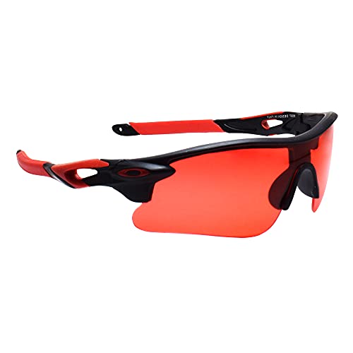 Peter Jones Red Sports Sunglasses for Driving, Biking, Cycling with HD Vision Lenses (NDM007RD) - Image 1