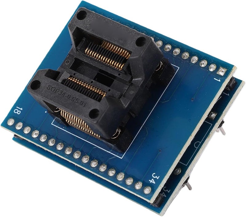 Bewinner SSOP34 to DIP34 Programmer Adapter Socket IC Programming Tool for Electronic Development and Testing Versatile PCB Design - Image 1