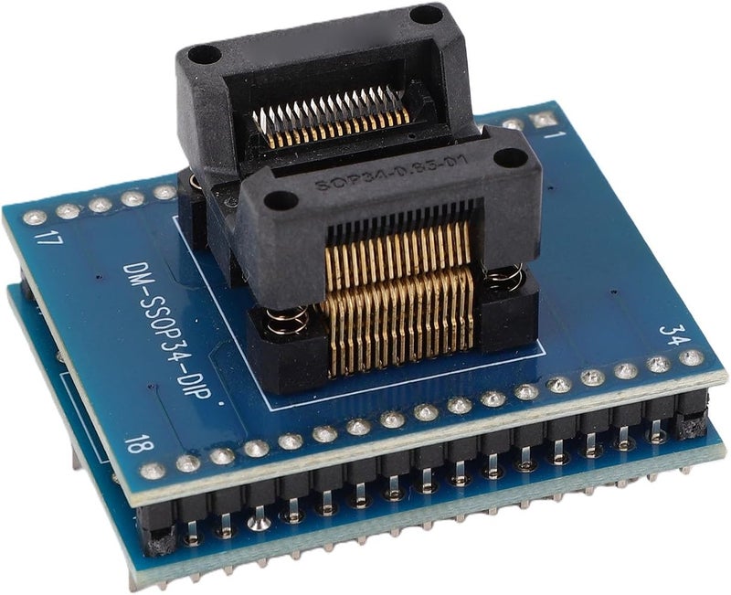 Bewinner SSOP34 to DIP34 Programmer Adapter Socket IC Programming Tool for Electronic Development and Testing Versatile PCB Design - Image 2