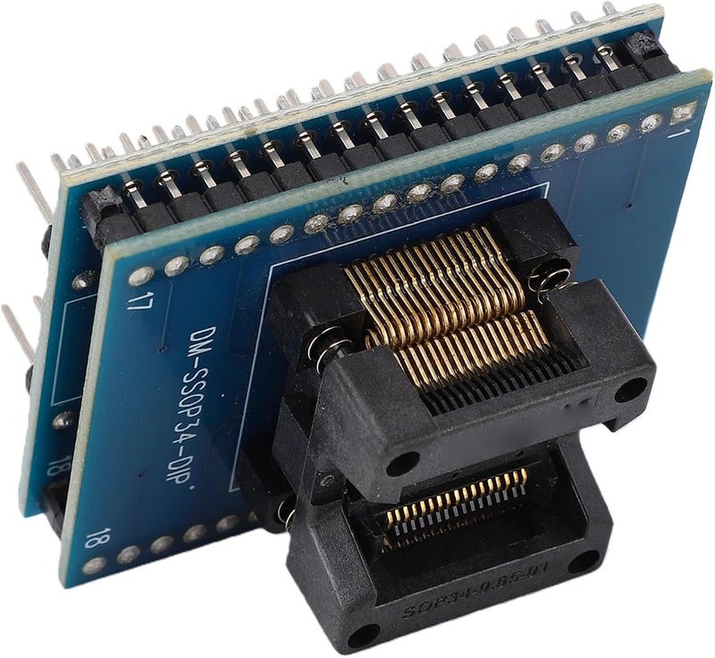 Bewinner SSOP34 to DIP34 Programmer Adapter Socket IC Programming Tool for Electronic Development and Testing Versatile PCB Design - Image 5
