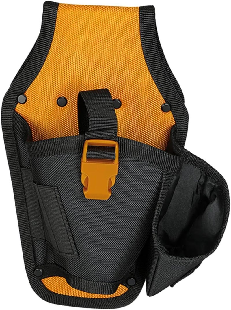 Electric Drill Belt Pouch Waist Tool Bag Drill Holder Tool Belt Bag for Maintenance Repair- Only Bag - Image 3