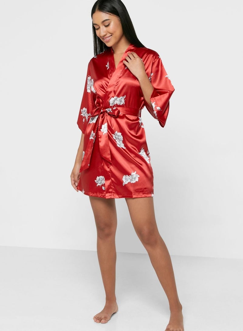 NIBEMINENT Printed Robe  - Image 4