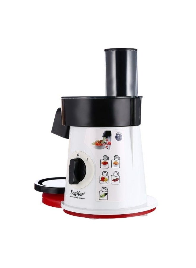 Sonifer SF-5505 wholesale home use 220V multifunction slicing shredding disc electric vegetable shredder salad maker kitchen - Image 4