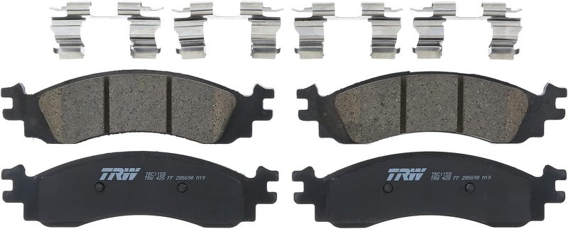 TRW Pro TRC1158 Disc Brake Pad Set for Ford Explorer 2006-2010, Front - Image 1