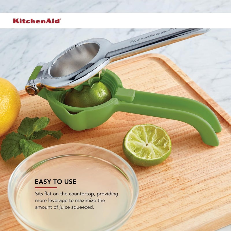 KitchenAid Citrus Juice Press Squeezer for Lemons and Limes with Seed Catcher and Pour Spout, 8 Inch - Image 5
