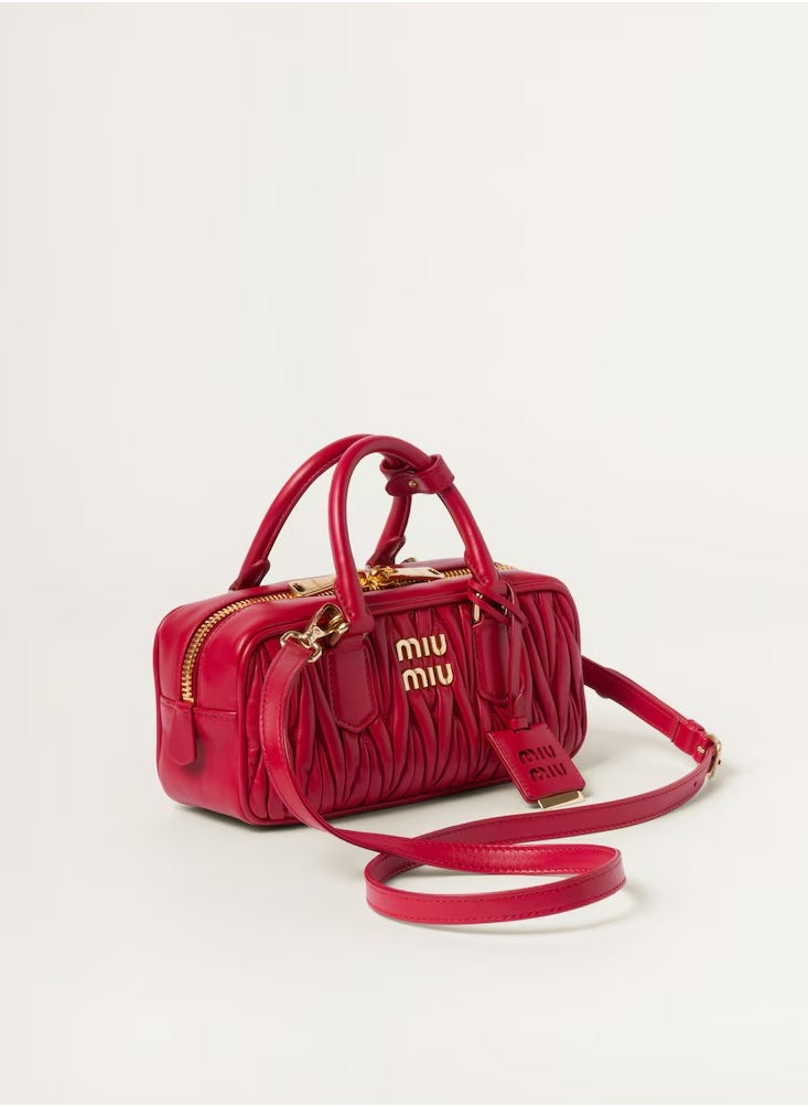 Miu Miu MIU Arcadie Top Handle Bag in Matelassé Nappa Leather Crossbody Shoulder  - Image 3