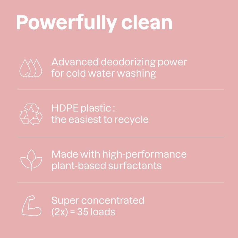 ATTITUDE Baby Laundry Detergent, EWG Verified, Plant and Mineral-Based Formula, HE Compatible, Vegan Household Products, Unscented, 35 Loads, 35.5 Fl Oz - Image 3