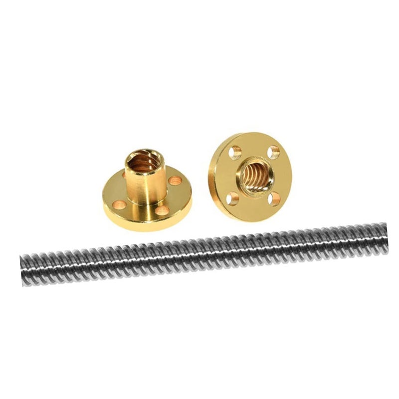 3pcs Printer Screw Nut Stepper Motor Threaded Rod for Precise Movement Printers and CNC Machines - Image 2