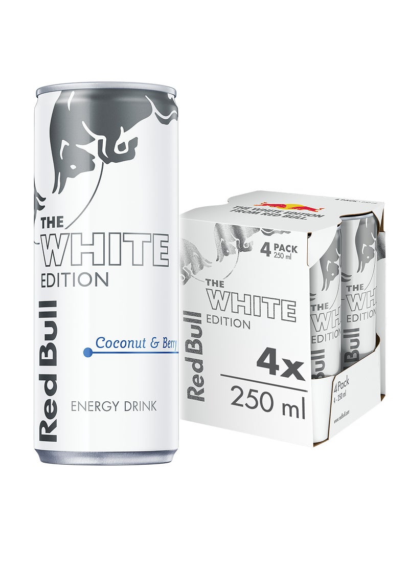 ريد بل مشروب الطاقة الإصدار الأبيض 4x250مل - Image 1