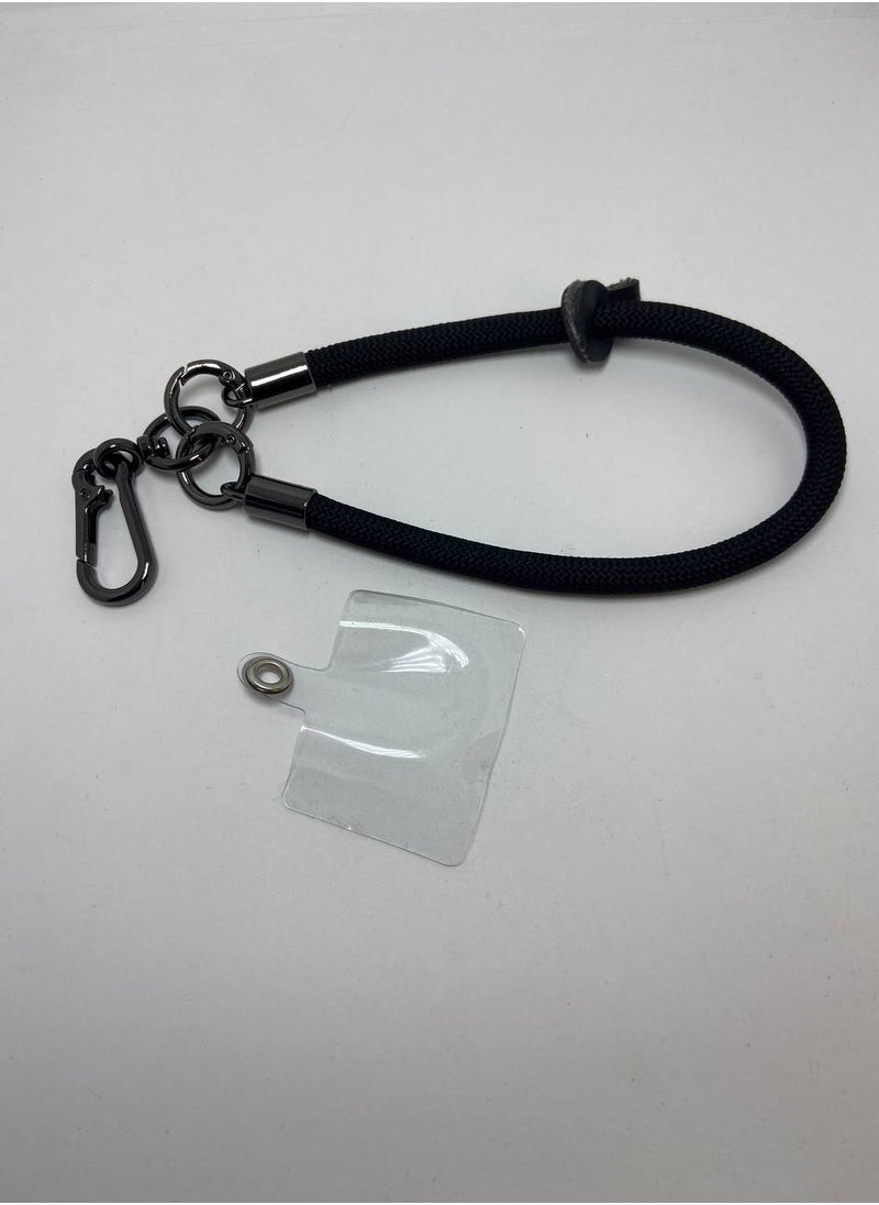 Generic Premium Wrist Strap Cell Phone Lanyard anti theft, Soft Nylon Thick Rope, Phone Hand Strap With Phone Patch Compatible with Phone, Airpods, Purse, Keychain and More 20 Cm  - Image 2