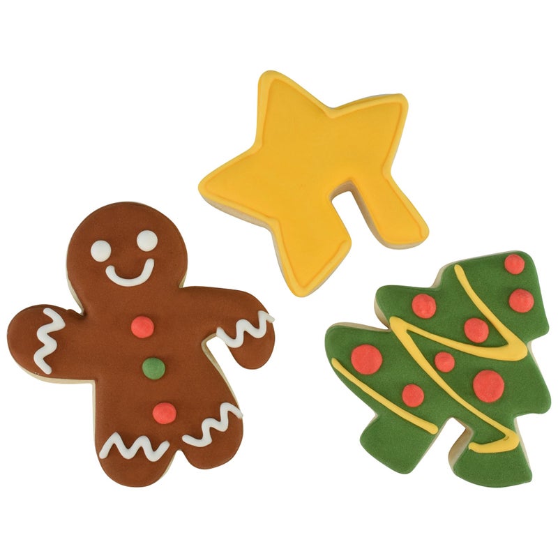 R&M International Christmas Over The Edge Set  3 Pieces Cookie Cutters  Normal  Stainless Steel - Image 3