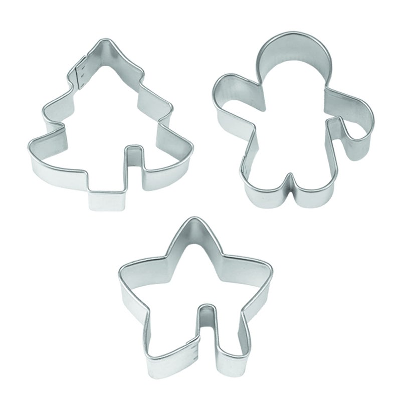 R&M International Christmas Over The Edge Set  3 Pieces Cookie Cutters  Normal  Stainless Steel - Image 2