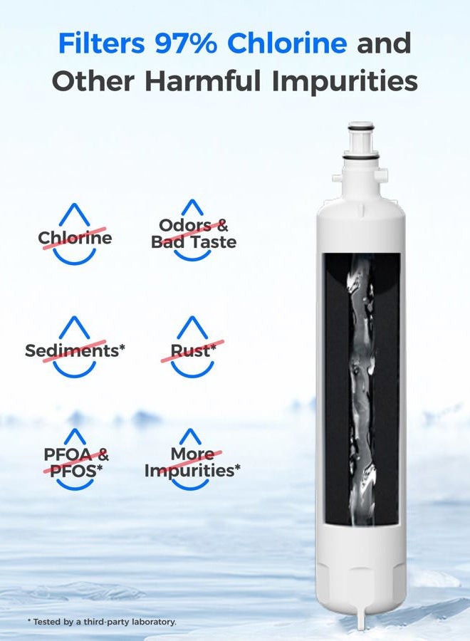 Waterdrop 847200 Refrigerator Water Filter Replacement for Fisher & Paykel Water Filter 847200, 3 Filters - Image 4