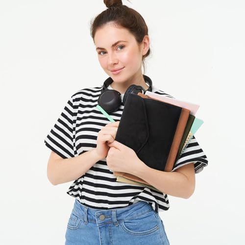 Aplufine Reusable Adjustable Book Cover with Strong Magnetic Closure – Soft Protective Book Sleeve for Paperback & Hardcover, Fits Up to 9.5” x 6.5” x 2” Books – Flexible, Washable & Reusable Book Protector - Image 5