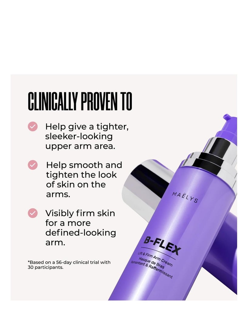 Maelys MAËLYS B-FLEX Lift & Firm Arm Cream - Firming Cream For Tighter and Firmer-Looking Arms - Helps Reduce The Appearance of Loose & Crepey Skin - Image 5