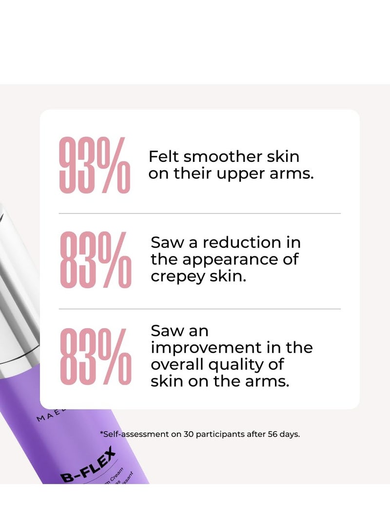 Maelys MAËLYS B-FLEX Lift & Firm Arm Cream - Firming Cream For Tighter and Firmer-Looking Arms - Helps Reduce The Appearance of Loose & Crepey Skin - Image 3