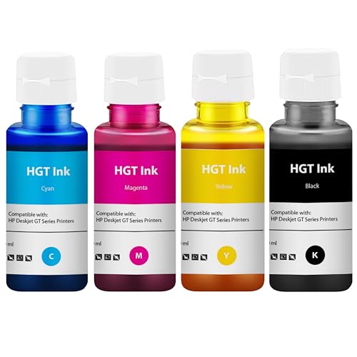 needle ; Pin point precision Needle 4x70gms GT52/GT53 Compatible Refill Ink | Made in India | for HP 5810 5811 5820 5821 115 116 117 310 315 319 410 415 416 419 457 Printers (CMYK) - Image 1