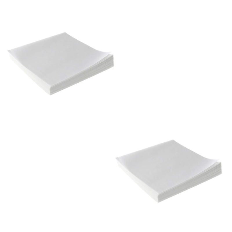 DECHOUS 2sets 500 Sheets Non Absorbent Weighing Paper for Scale Balance Dish Paper Smooth Surface for Sample Transfer for Laboratory Use 500sheets*2 - Image 1