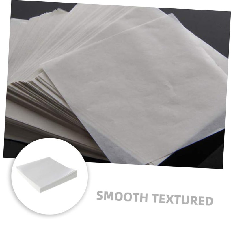 DECHOUS 2sets 500 Sheets Non Absorbent Weighing Paper for Scale Balance Dish Paper Smooth Surface for Sample Transfer for Laboratory Use 500sheets*2 - Image 2