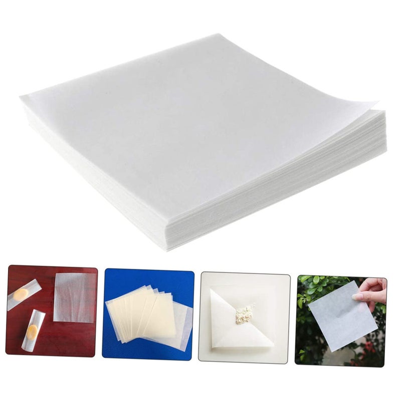DECHOUS 2sets 500 Sheets Non Absorbent Weighing Paper for Scale Balance Dish Paper Smooth Surface for Sample Transfer for Laboratory Use 500sheets*2 - Image 3