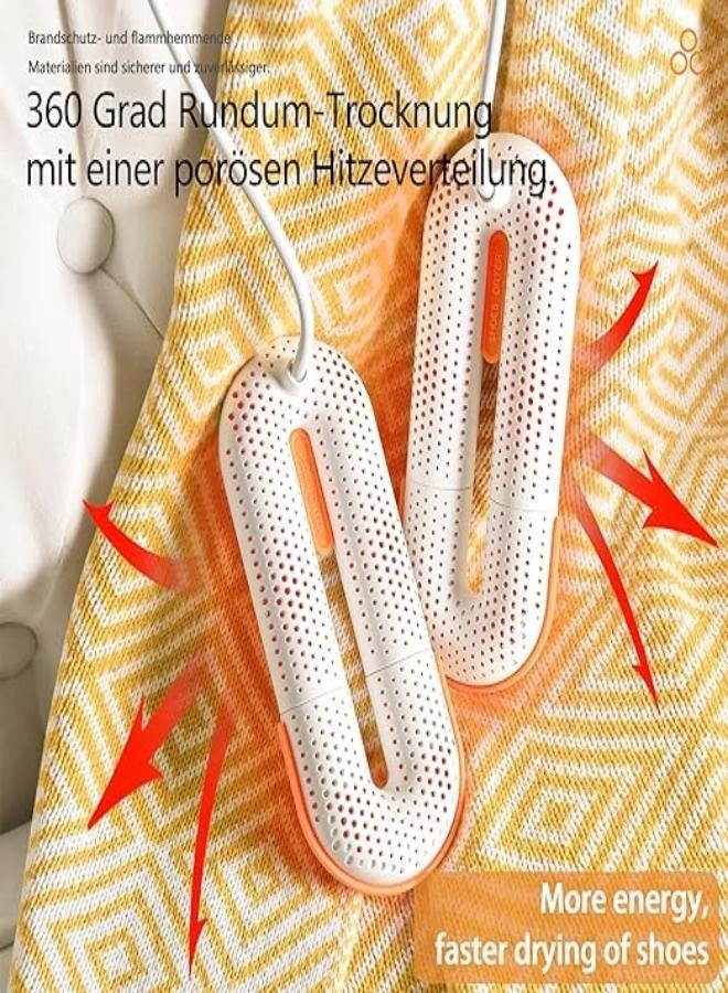 M MIAOYAN Portable Adjustable Length Electric Shoe Dryer with 3 Timer Modes for Winter/Rainy Day Shoes, Ski Boots, Gloves and Socks  - Image 2