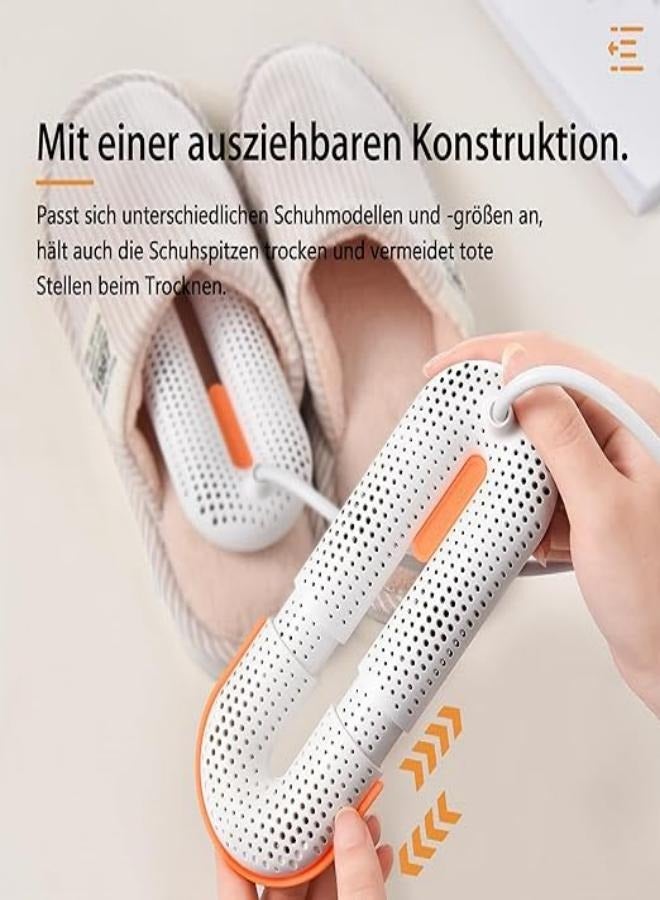 M MIAOYAN Portable Adjustable Length Electric Shoe Dryer with 3 Timer Modes for Winter/Rainy Day Shoes, Ski Boots, Gloves and Socks  - Image 3