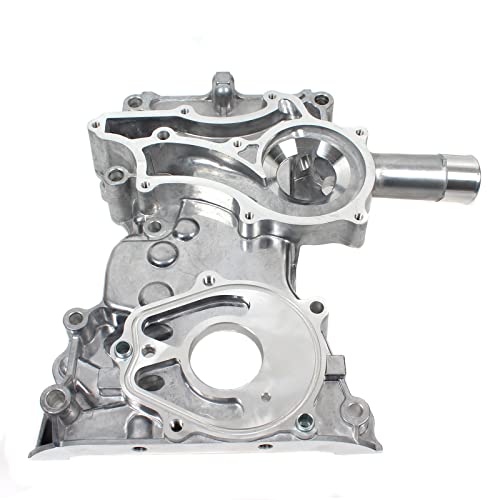 CNS Engine Front Timing Chain Cover Compatible with 85-95 Toyota 2.4L Pickup 4Runner 22RE 22REC - Image 1