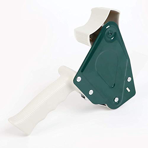 JARLINK Packing Tape Dispenser Gun (2 Pack) with 2 Rolls Tape, 2 inches Lightweight Industrial Side Loading Tape Dispenser for Shipping Packaging Moving Sealing (Grey & Green) - Image 5