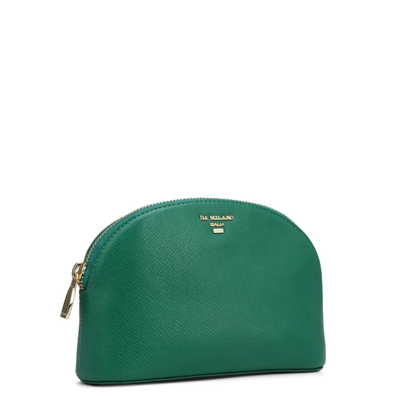Da Milano Franzy Leather Multi Pouch - Emerald Green