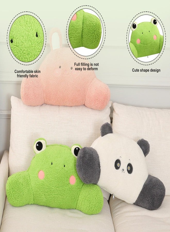 Jorzer Reading Pillow for Bed, 24x12 Cute Cartoon Frog Back Support Pillow with Removable Cover, Multifunctional Soft Reading Pillow for Home Office Car Use. - Image 5