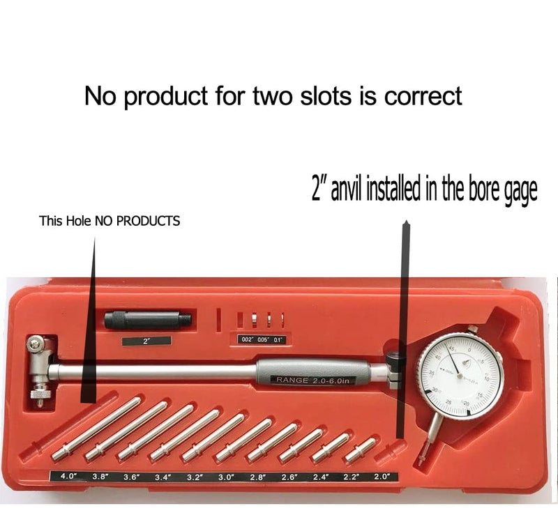 LLDSIMEX 2" - 6" Bore Gauge 0.0005" Increment Set - Image 4