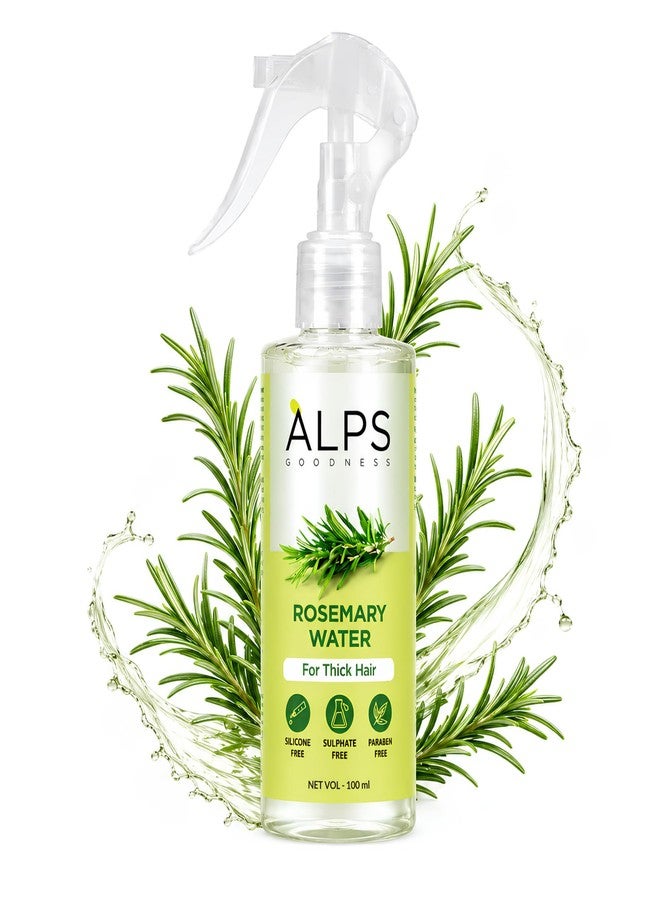 Alps Goodness Rosemary Water Spray For Hair Growth (100 ml) | Hair Spray for Regrowth | Rosemary Mist | Adds Shine | Helps Reduce Hairfall | Strengthens Hair | Suitable For All Hair Types | - Image 1