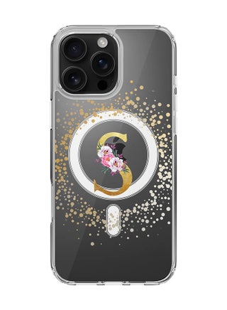 Custom Monogram Floral - S  (Clear )