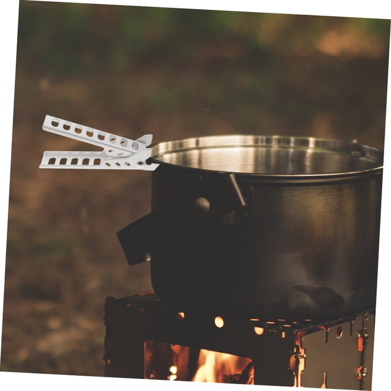 High Temperature Resistant BBQ Pot Clip Holder Clamp for Camping Cookware Portable Hot Plate Easy to Clean - Image 5