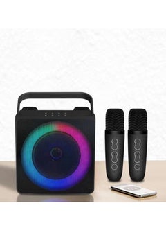 SDRD SD508 Home Karaoke Portable Bluetooth Speaker Dual Wireless Microphone Live TV FM Radio TF Card USB Subwoofer Music Center Audio  - Image 2
